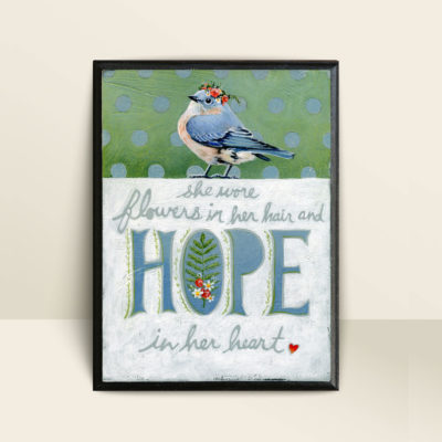 hope-bluebird-mounted-print-bonnie-lecat