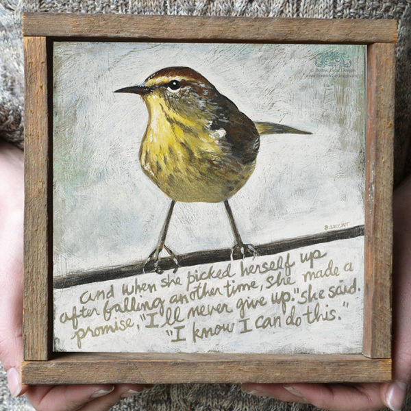 pin-inspirational-art-confidence-bird-bonnie-lecat