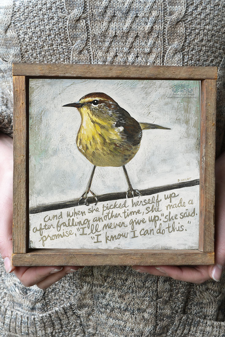 pin-inspirational-art-confidence-bird-bonnie-lecat