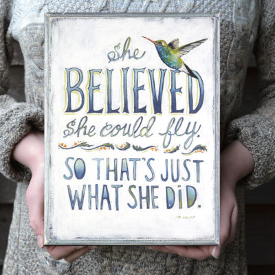 she-believed-inspirational-quote-bonnie-lecat