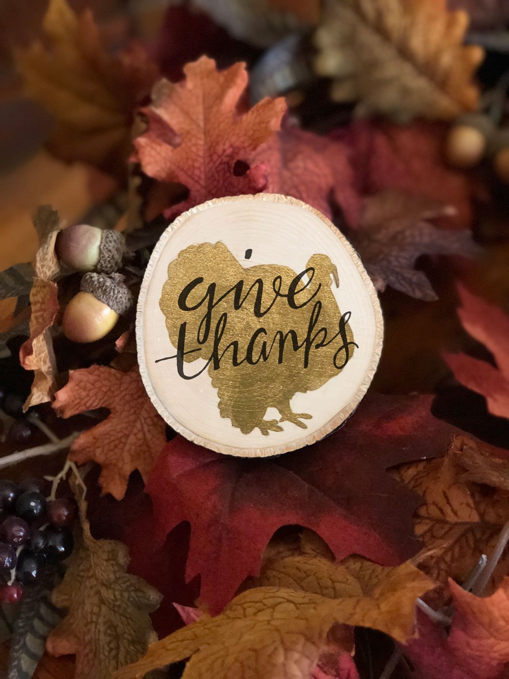 your finished Thanksgiving craft!