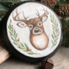 Christmas-deer-wall-art