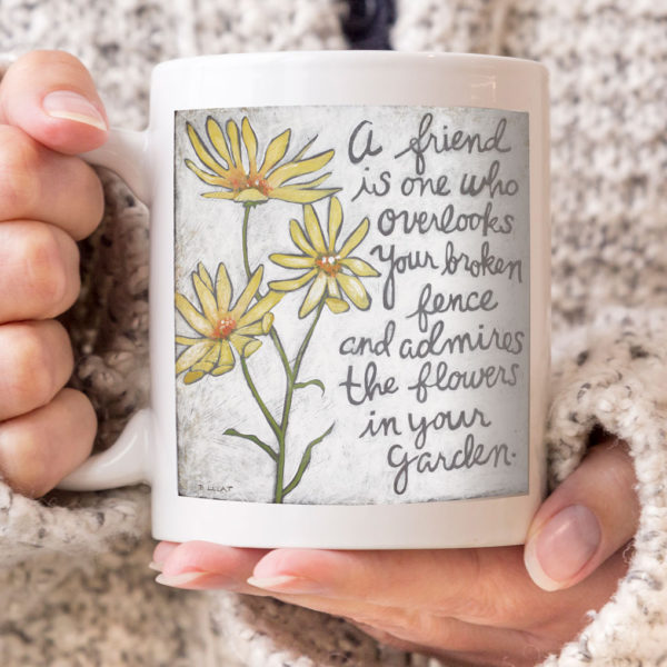 This friendship quote coffee mug makes a great gift idea!