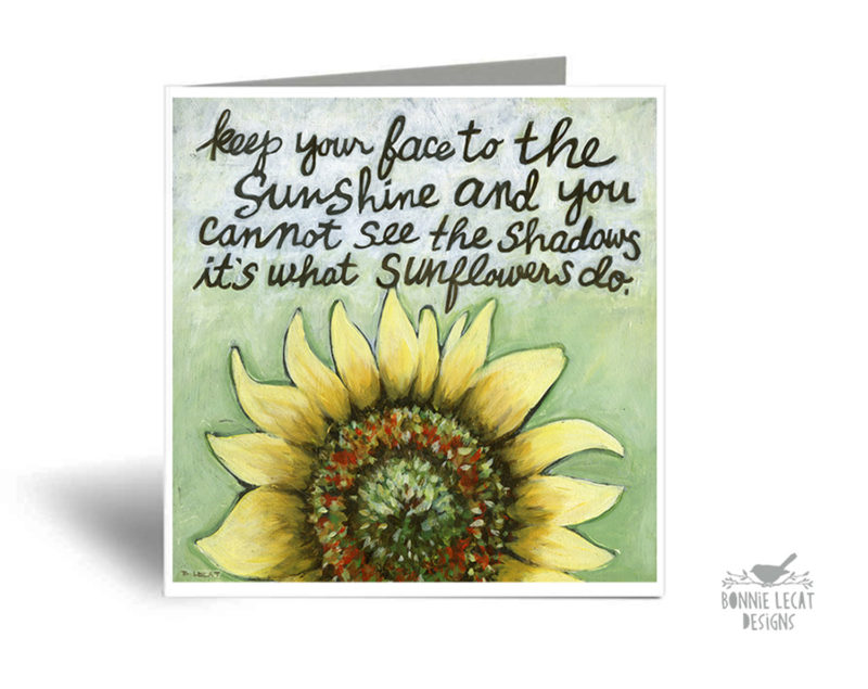 This inspirational greeting card is sure to make her smile!